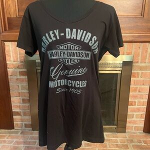 Harley-Davidson Black T-Shirt Size Large New